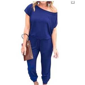 NWT Amazon “Prettygarden” loose stretch jumpsuit